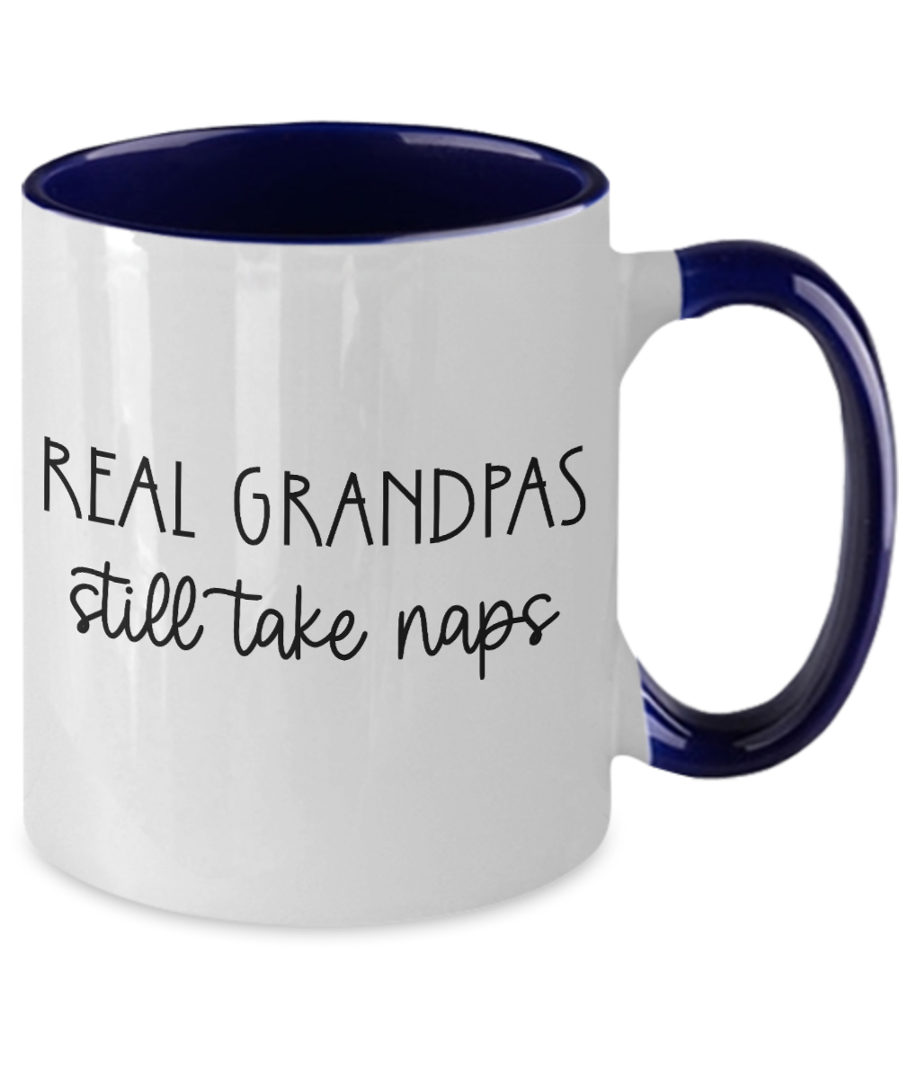 Real Grandpas Still Take Naps Mug – Fun Gift for Laid-Back Grandpas