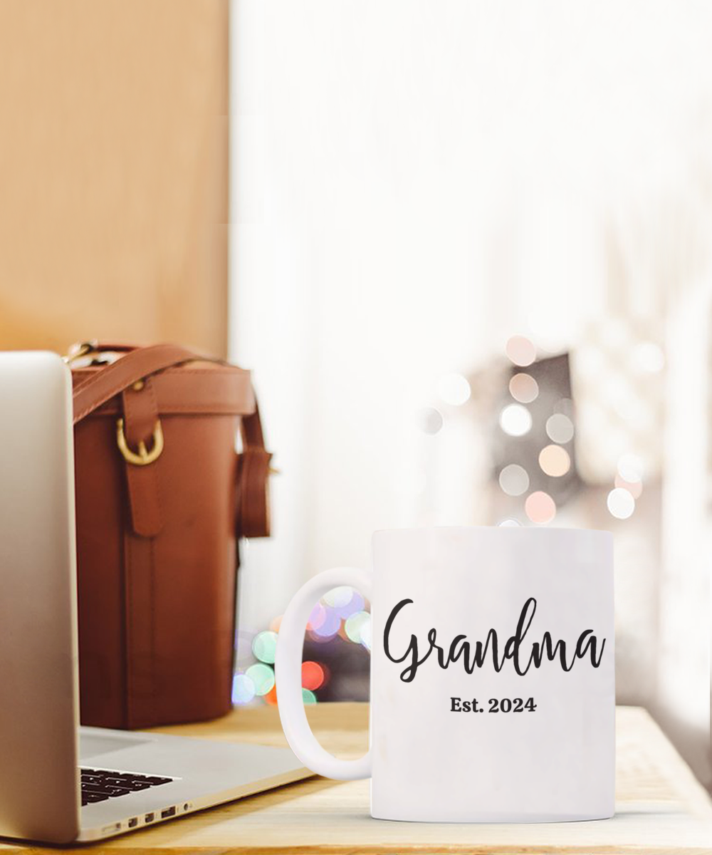 Grandma Est. 2024 Mug – Celebrate the New Grandma in Style!